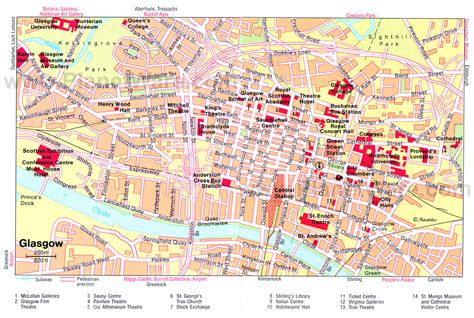 city map of glasgow scotland|Glasgow city centre map .
